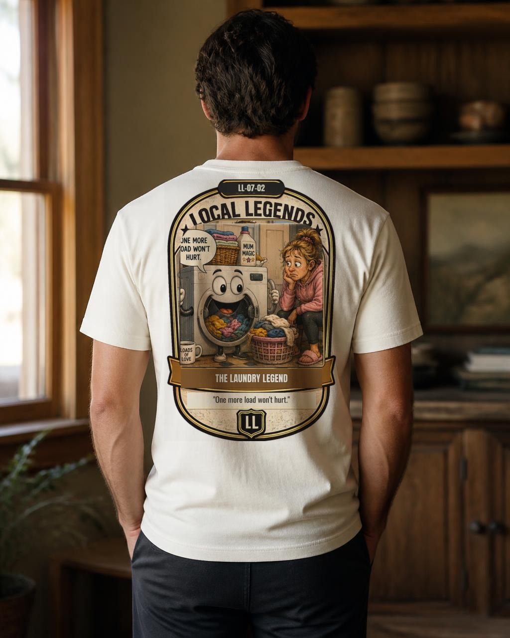 Local Legends — Laundry Legend Tee — Back