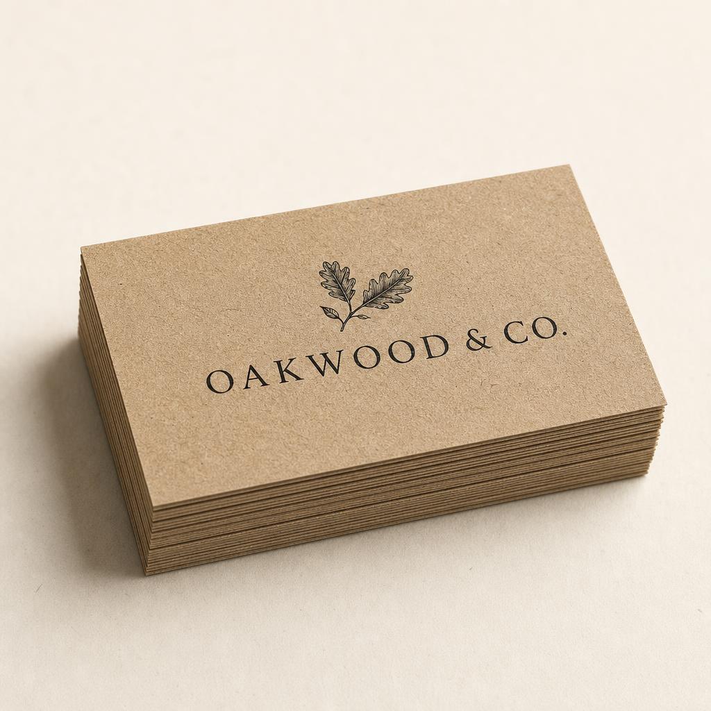 Kraft Business Cards 400gsm