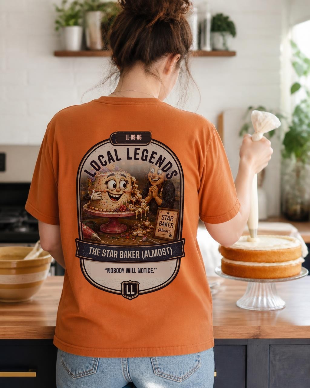 Local Legends — Star Baker (Almost) Tee — Back