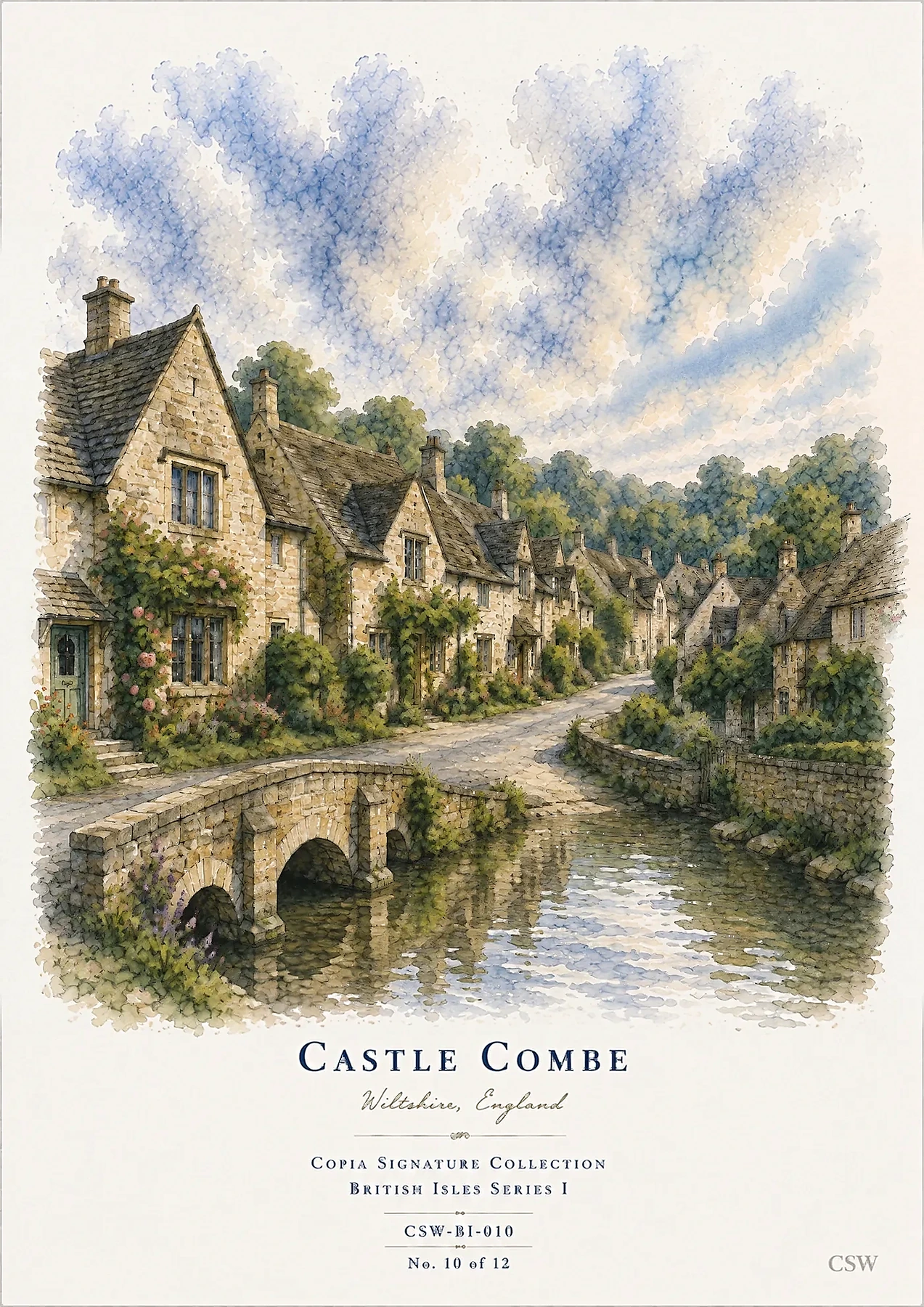 Castle Combe — Wiltshire, England — View