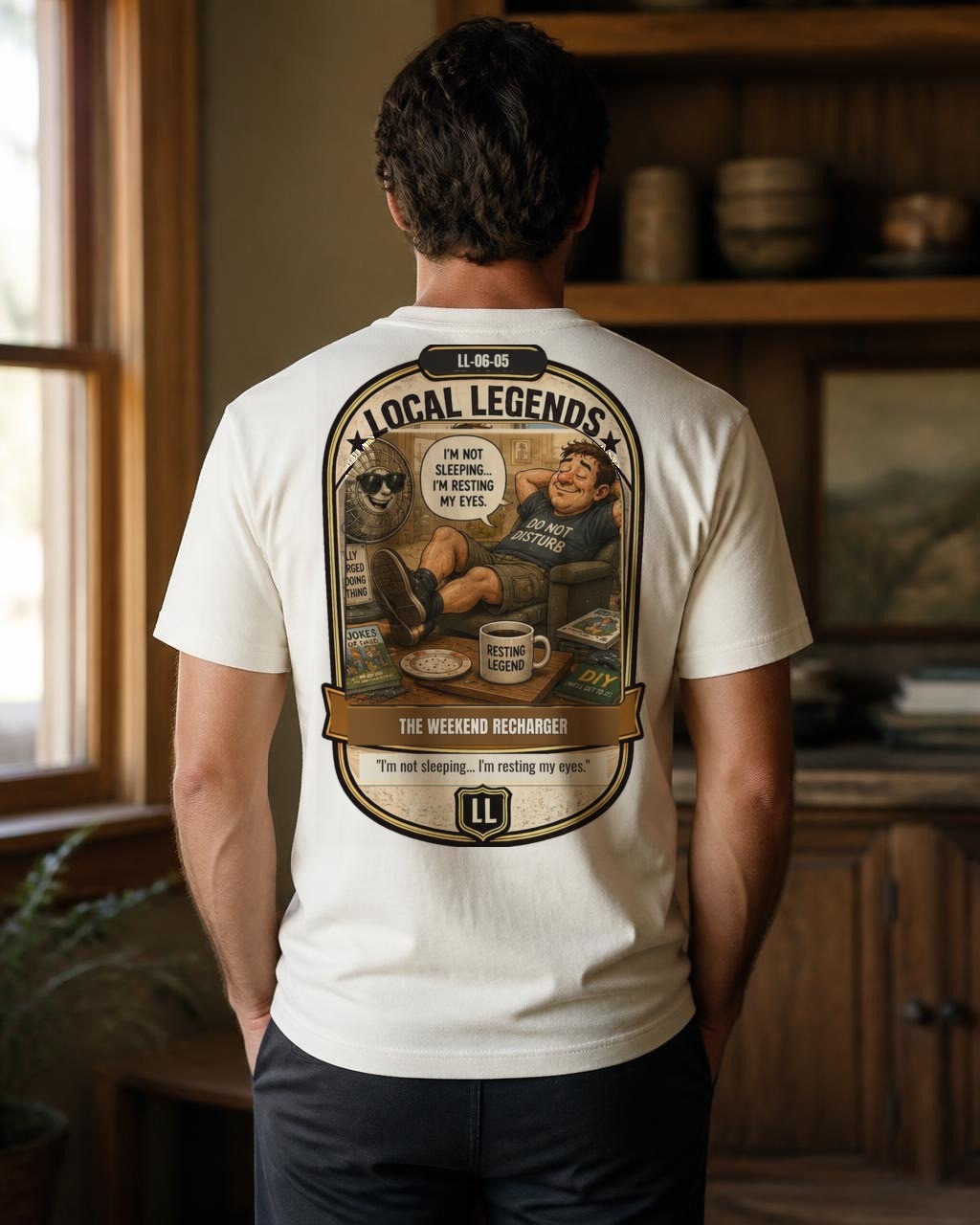 Local Legends — Weekend Recharger Tee — Back