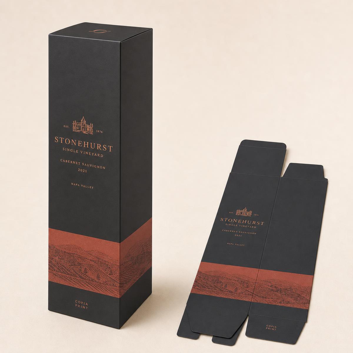 Single Bottle Presentation Box