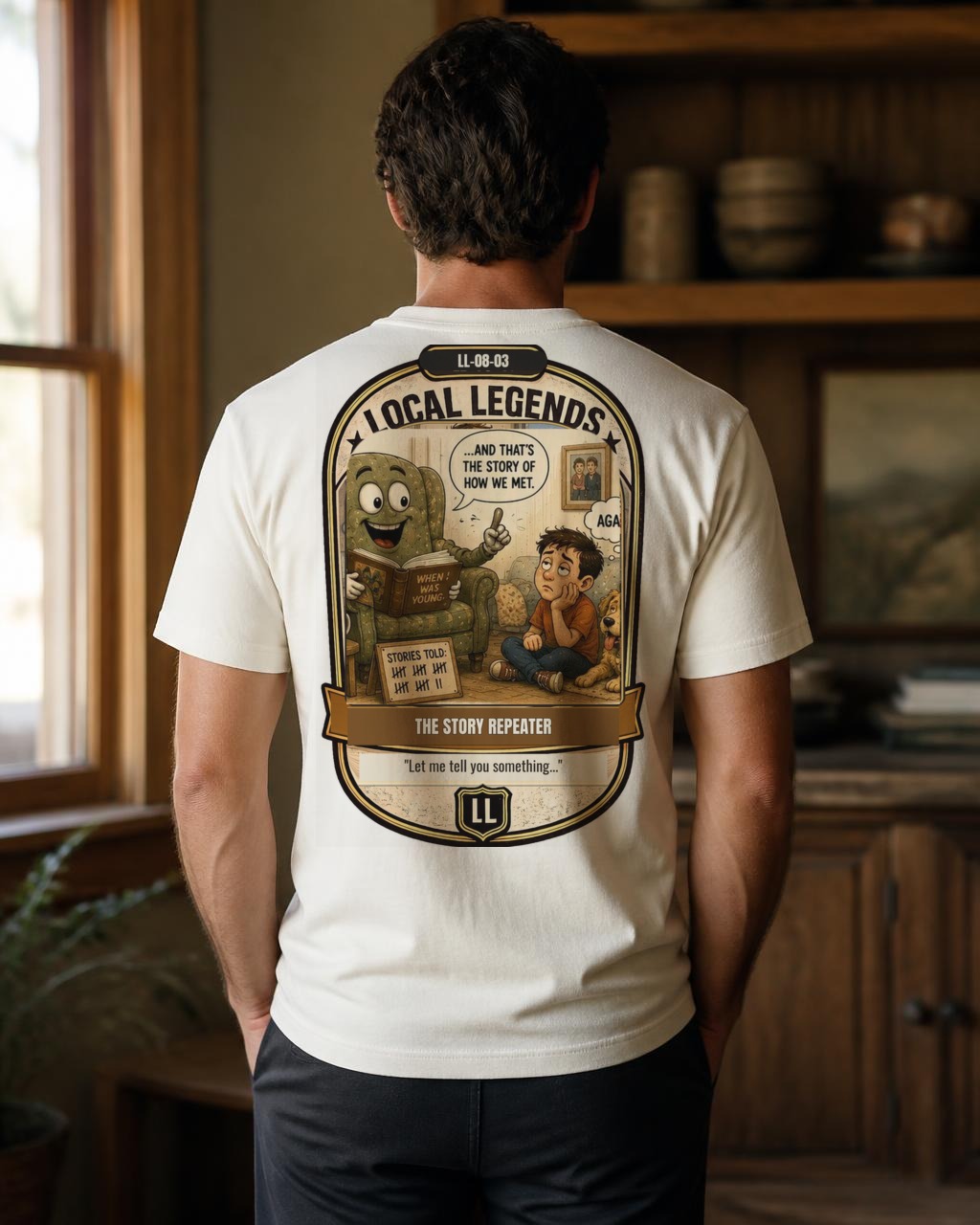 Local Legends — Story Repeater Tee — Back