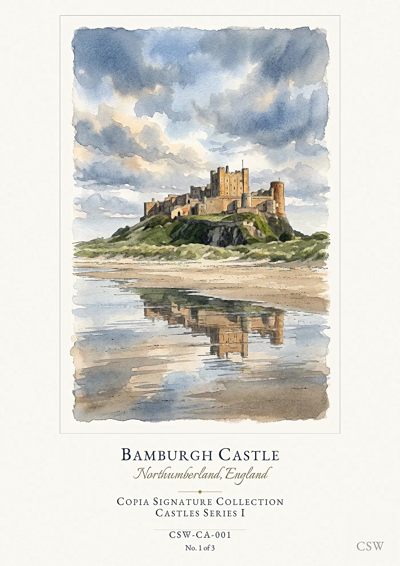Bamburgh Castle — Northumberland, England — View
