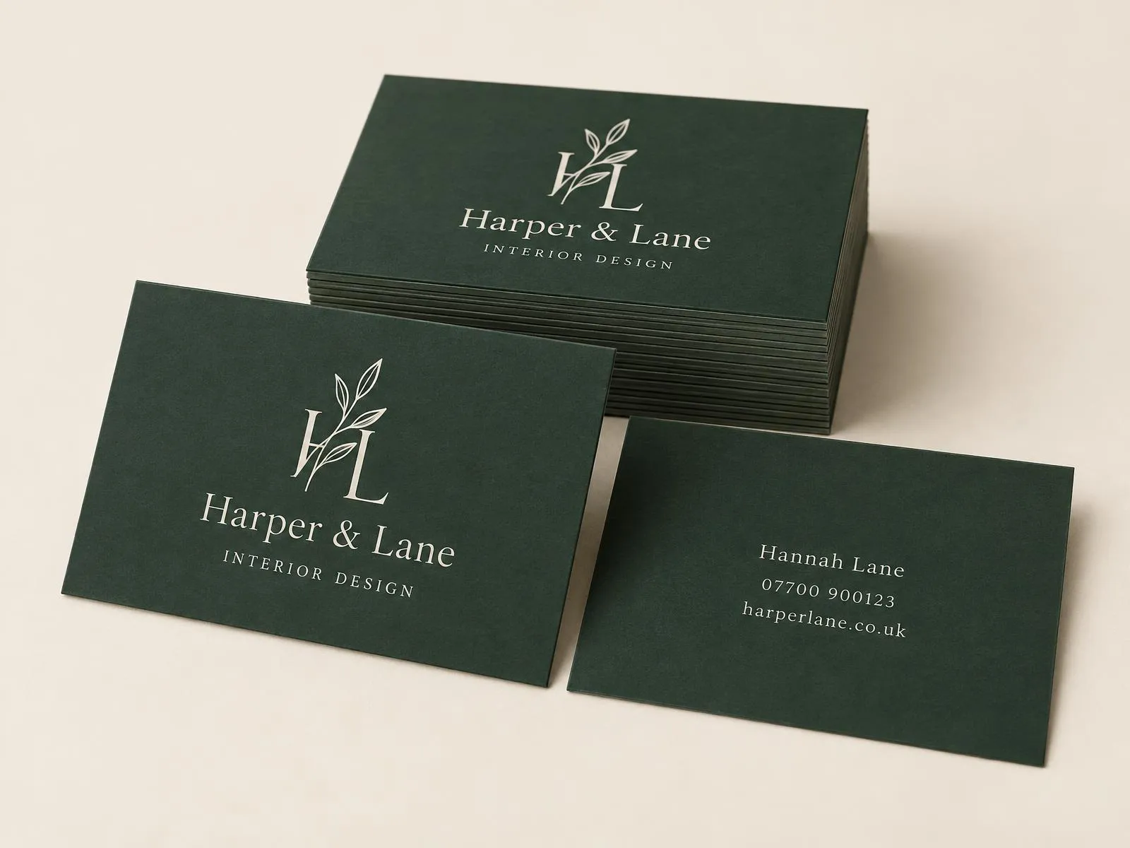 Matt Laminated Business Cards 350gsm — View