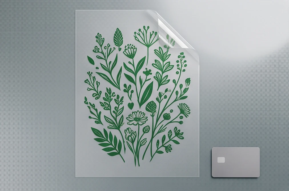 Vinyl Vehicle Sticker — Clear Window, A3, Square Cut — illustrative print example