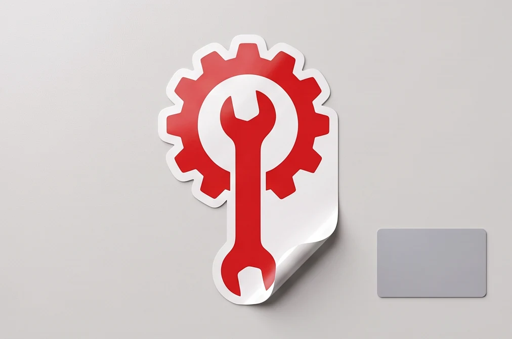 Vinyl Vehicle Sticker — Gloss, A2, Cut to Shape — illustrative print example
