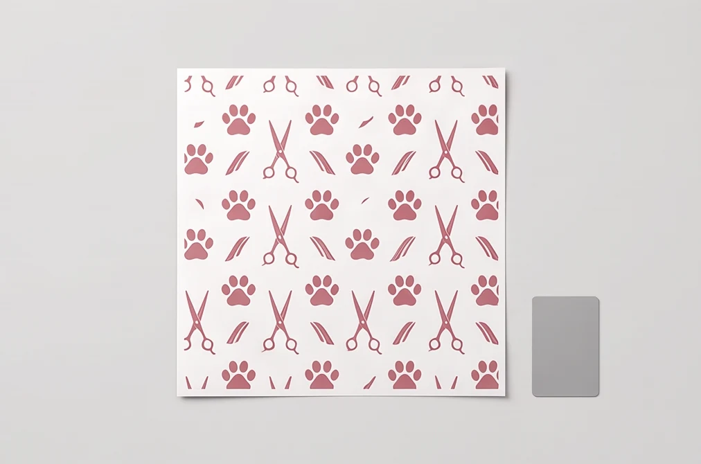 Vinyl Vehicle Sticker — Matt, 300 x 300mm, Square Cut — illustrative print example