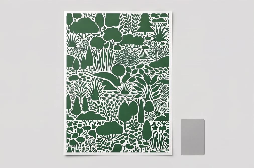 Vinyl Vehicle Sticker — Matt, A2, Square Cut — illustrative print example
