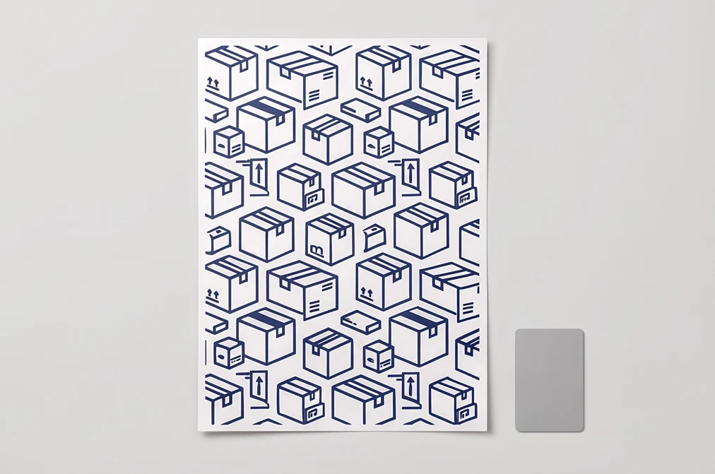 Vinyl Vehicle Sticker — Matt, A3, Square Cut — illustrative print example