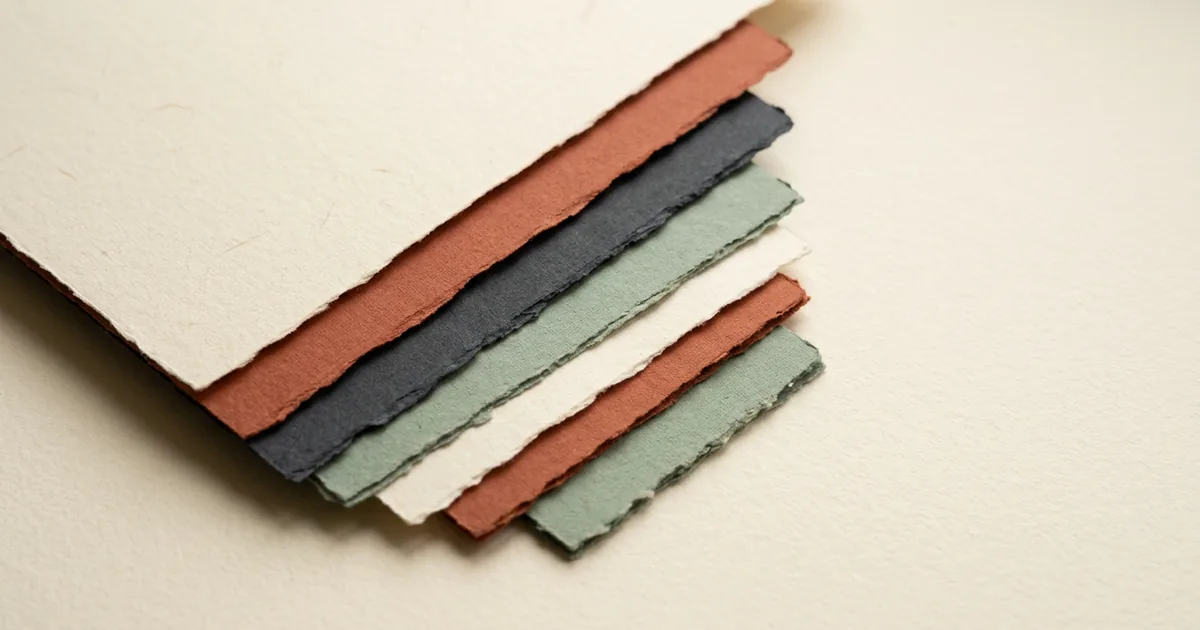 Nested paper sheets in descending A sizes arranged as a neat stepped fan