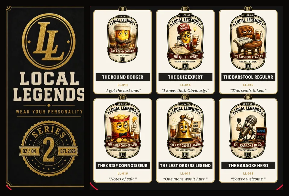 Local Legends illustrated print series