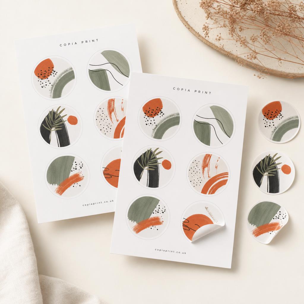 Sticker Sheets 51mm Circles — View